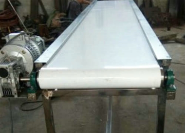 白色皮帶輸送機(jī) 材質(zhì)PU，耐高溫，耐腐蝕酸堿